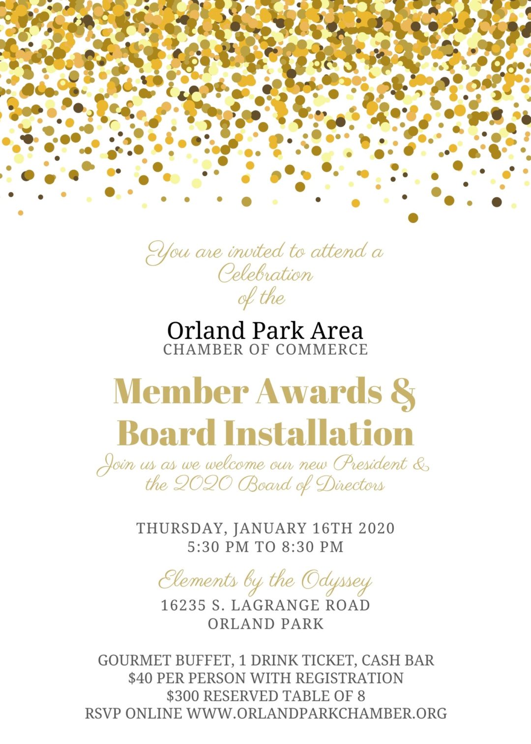 Installation - Orland Park Area Chamber of Commerce